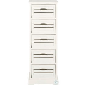 Sarina Gray 5 Drawer Accent Cabinet