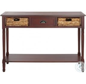 Christa Cherry Storage Console Table