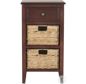 Everly Cherry Drawer Side Table