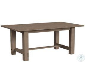 Anacortes Dark Taupe Trestle Extendable Dining Table