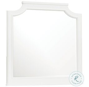 Savannah White Dresser Mirror