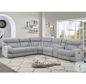 Park City Gray Power Reclining Sectional