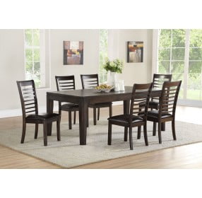 Ally Antique Charcoal Extendable Dining Room Set