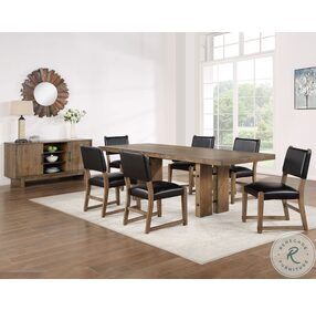 Atmore Dark Driftwood Extendable Dining Room Set