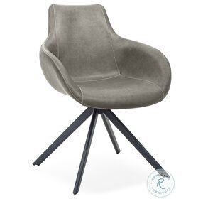 August Light Gray Arm Chair