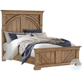 Eagle River Old Hickory Queen Panel Bed