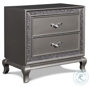 Park Imperial Pewter Nightstand