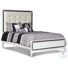 Park Imperial White Queen Panel Bed