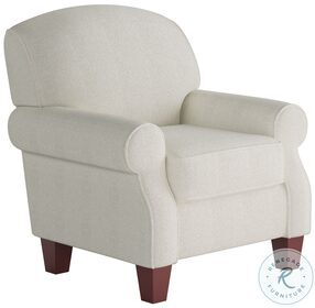 Chanica Ivory Oyster Round Arm Accent Chair