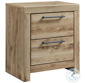Hyanna Tan Two Drawer Nightstand