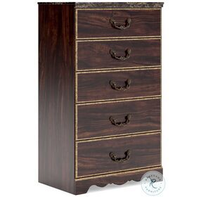 Glosmount Two tone Five Drawer Chest