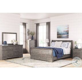 Bayzor Gray Sleigh Bedroom Set