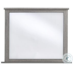 Madden Light Slate Grey Mirror