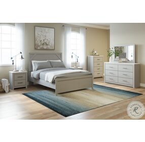 Cottonburg Light Gray And White Panel Bedroom Set