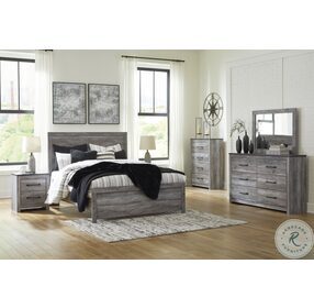 Bronyan Dark Gray Panel Bedroom Set