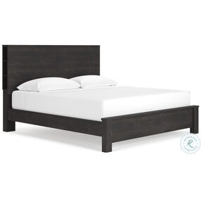 Toretto Charcoal King Bookcase Bed
