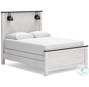 Schoenberg White Queen Panel Bed