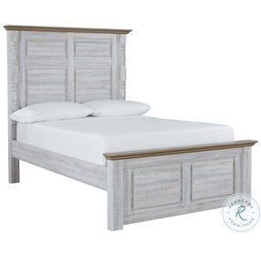 Haven Bay Two Tone Full Panel Bed