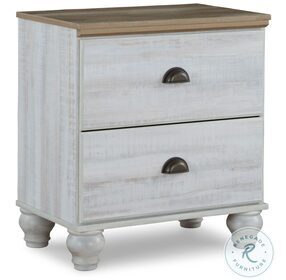 Haven Bay Two Tone 2 Drawer Nightstand