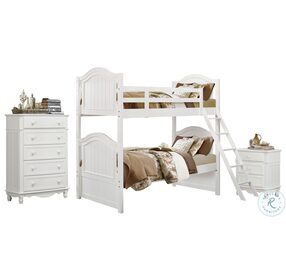 Clementine White Youth Bunk Bedroom Set