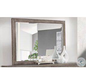 Shores Brushed Brown Mirror