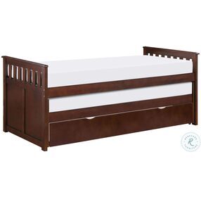 Rowe Dark Cherry Twin Daybed with Twin Trundle