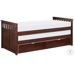 Rowe Dark Cherry Twin Daybed with Storage Boxes