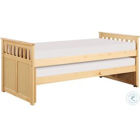 Bartly Natural Pine Twin Over Twin Daybed