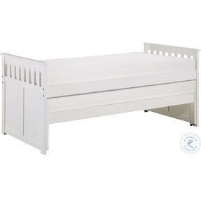 Galen White Twin Over Twin Daybed