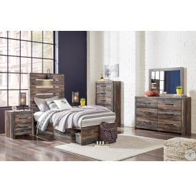 Drystan Multi Youth Panel Bedroom Set With Underbed Storage