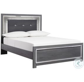 Lodanna Gray King Upholstered Panel Bed