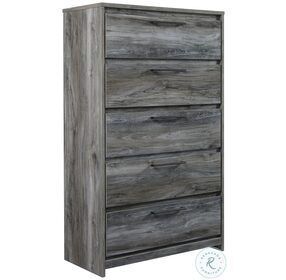 Baystorm Gray 5 Drawer Chest