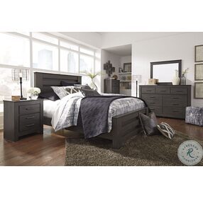 Brinxton Charcoal Gray Panel  Bedroom Set