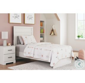 Stelsie White Youth Panel Bedroom Set