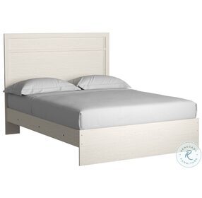 Stelsie White Queen Panel Bed