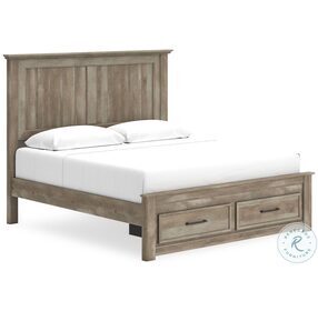 Yarbeck Sand King Panel Storage Bed