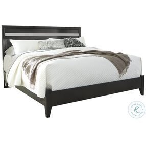 Starberry Black King Panel Bed