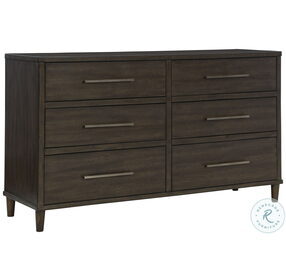 Wittland Brown Six Drawer Dresser