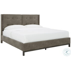 Wittland Brown King Upholstered Panel Bed