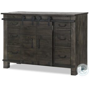 Abington Weathered Charcoal Media Chest