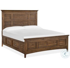 Bay Creek Toasted Nutmeg Queen Storage Panel Bed
