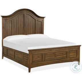 Bay Creek Toasted Nutmeg Queen Arched Bed