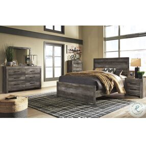 Wynnlow Gray Panel 4 Piece Bedroom Set