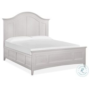 Heron Cove Chalk White Queen Arched Bed
