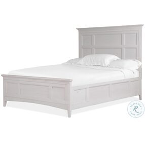 Heron Cove Chalk White Queen Panel Bed