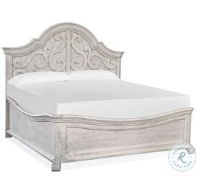 Bronwyn Alabaster Queen Shaped Panel Bed