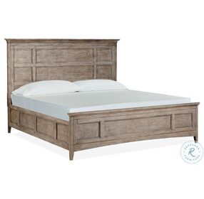 Paxton Place Dovetail Grey Queen Panel Bed