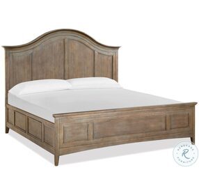 Paxton Place Dovetail Grey Queen Arched Bed