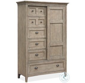 Paxton Place Dovetail Grey 6 Drawer Chest