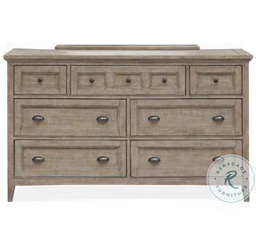 Paxton Place Dovetail Grey Dresser